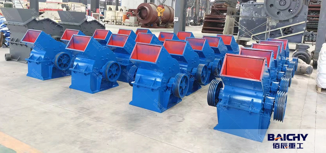 Small Limestone Rock Stone Crushing Machine, Mobile Granite Glass Rock Crasher, Coal Limestone Glass Clay Gold Hammer Crusher