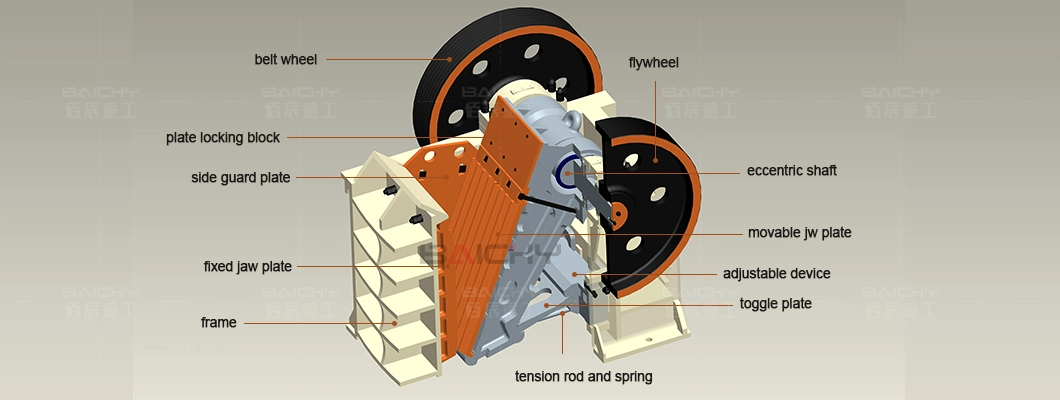 Quarry Crusher Machine Stone Granite Concrete Marble Crushing Limestone Jaw Crusher Price Stone Jaw Crusher for Sale