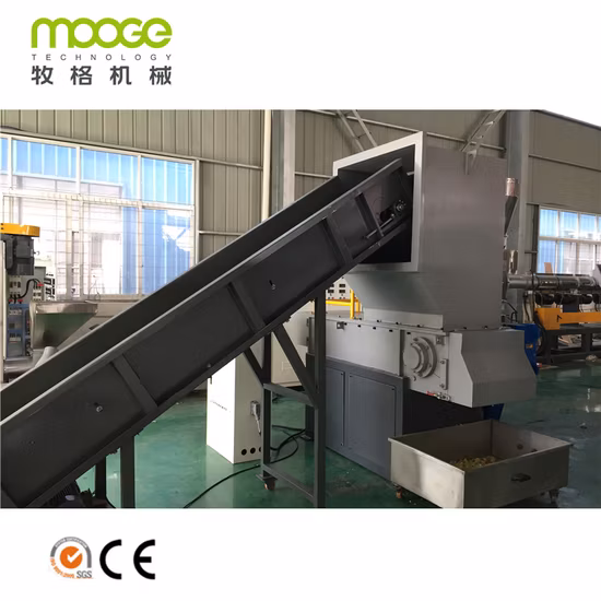 Resíduos de plástico de alta eficiência, sucata de madeira compensada, paletes de madeira, plástico PP/PE/HDPE/LDPE/PVC, triturador de eixo único para reciclagem de tubos